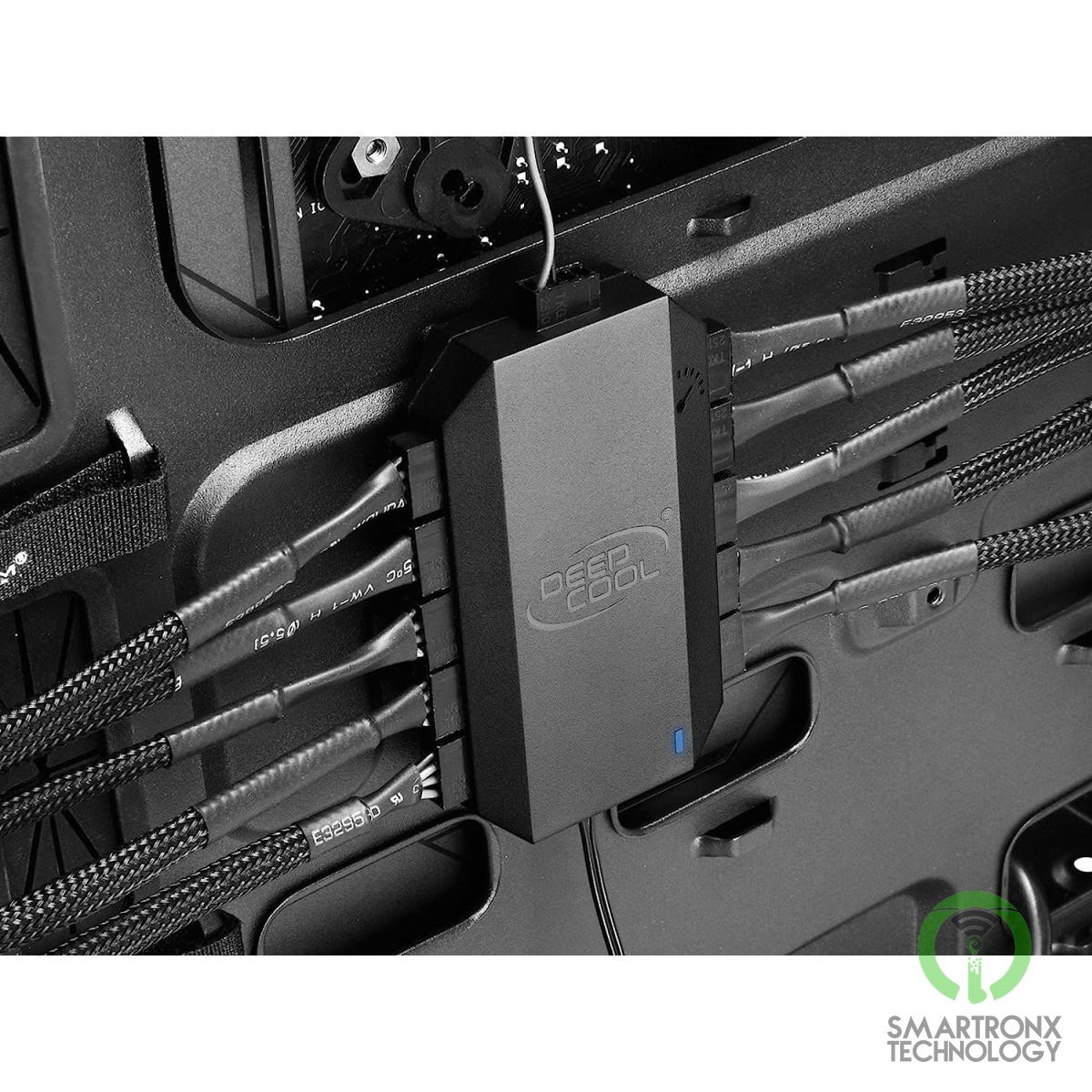 DeepCool FH10 Integrated Fan Hub Powering up to 10 Fans (3-pin Non-PWM or 4-pin