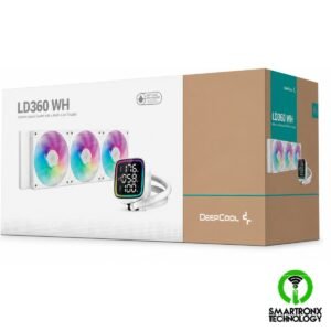 DeepCool LD360 Liquid Cooler 360mm 5th Gen Pump 3400 RPM AIO Real-time CPU Statu