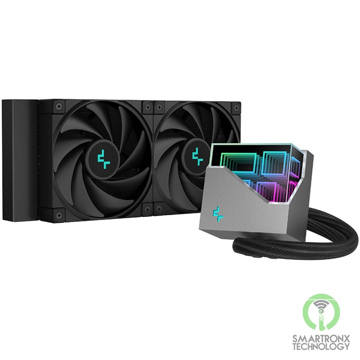DeepCool Liquid Cooler LT520 4th Gen Dual-Chamber Pump 3100RPM Multidimensional