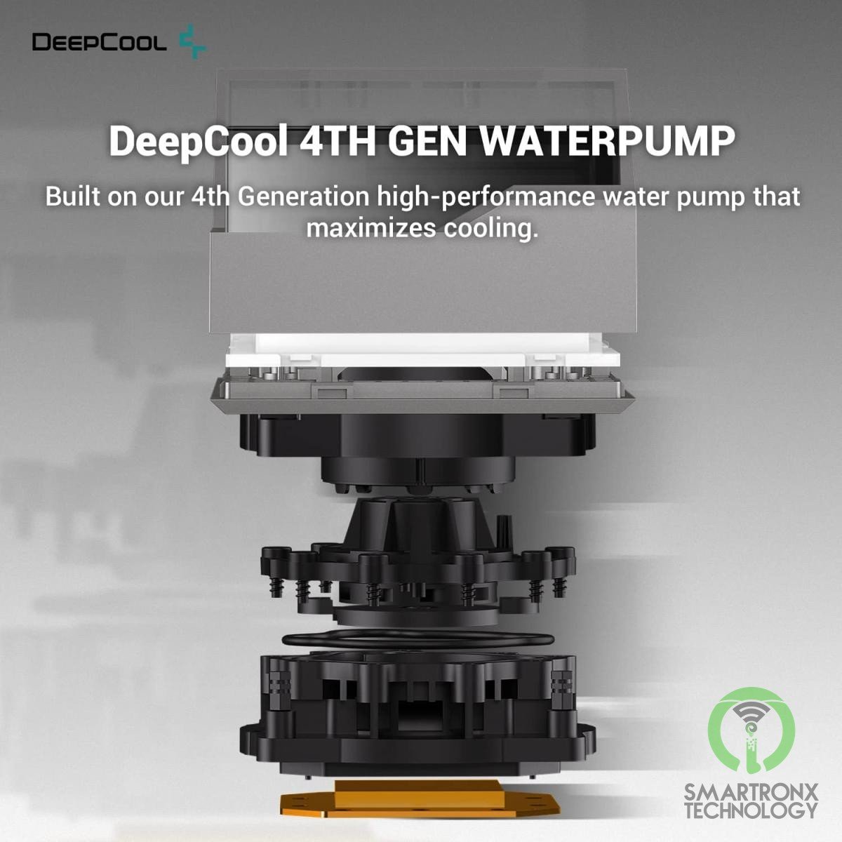 DeepCool Liquid Cooler LT520 4th Gen Dual-Chamber Pump 3100RPM Multidimensional