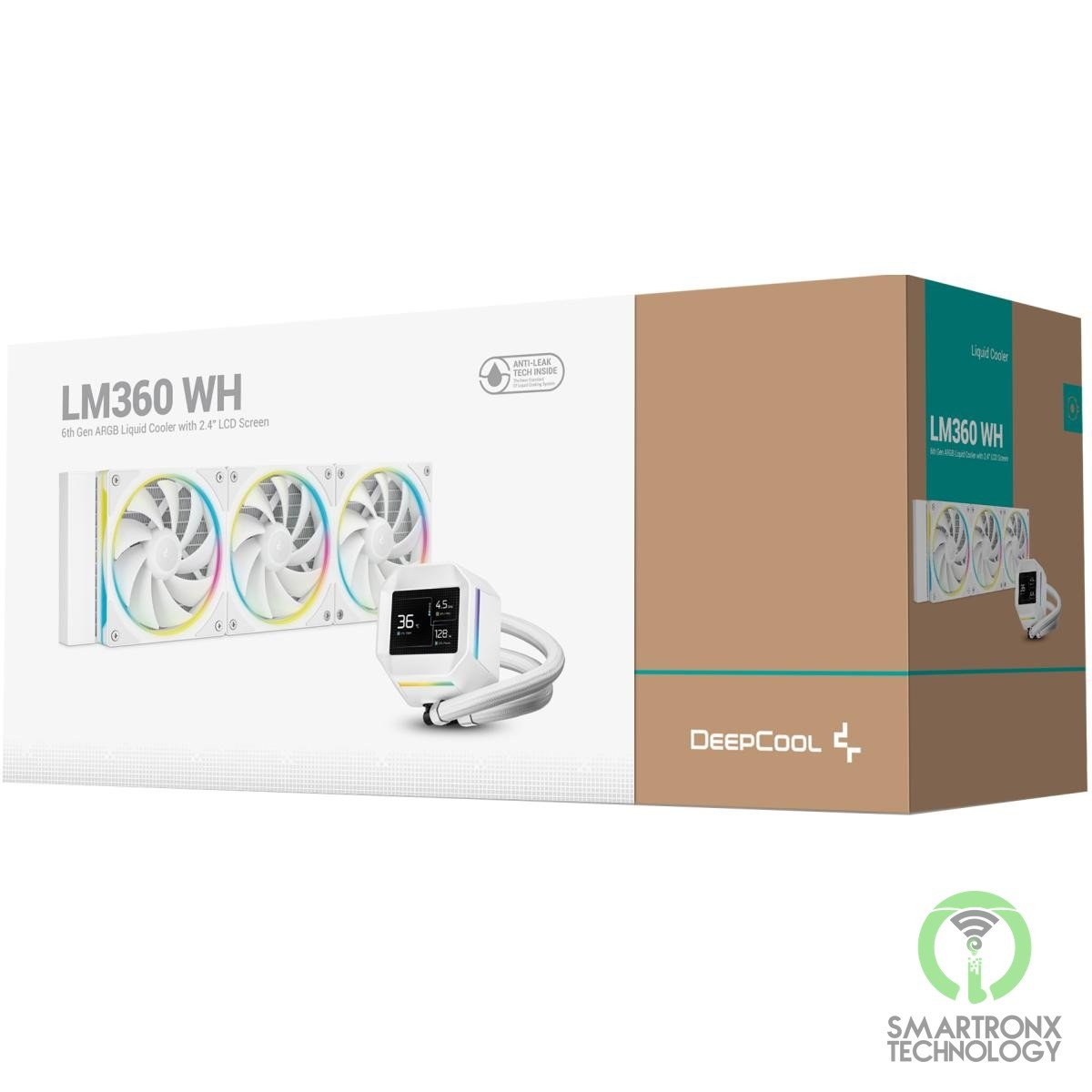 DeepCool LM360 ARGB Liquid Cooler 360mm 2.4" IPS Display Full Customized Support