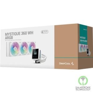 DeepCool MYSTIQUE 360 ARGB LCD Liquid Cooler 360mm 5th Gen Pump 3400RPM 2.8" 640