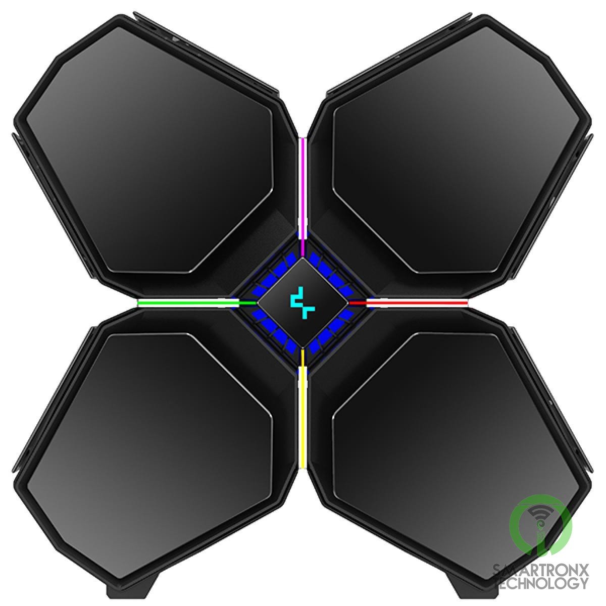 DeepCool QUADSTELLAR INFINITY ATX Aluminum Cutting-Edge Style RGB LED Strips Gam