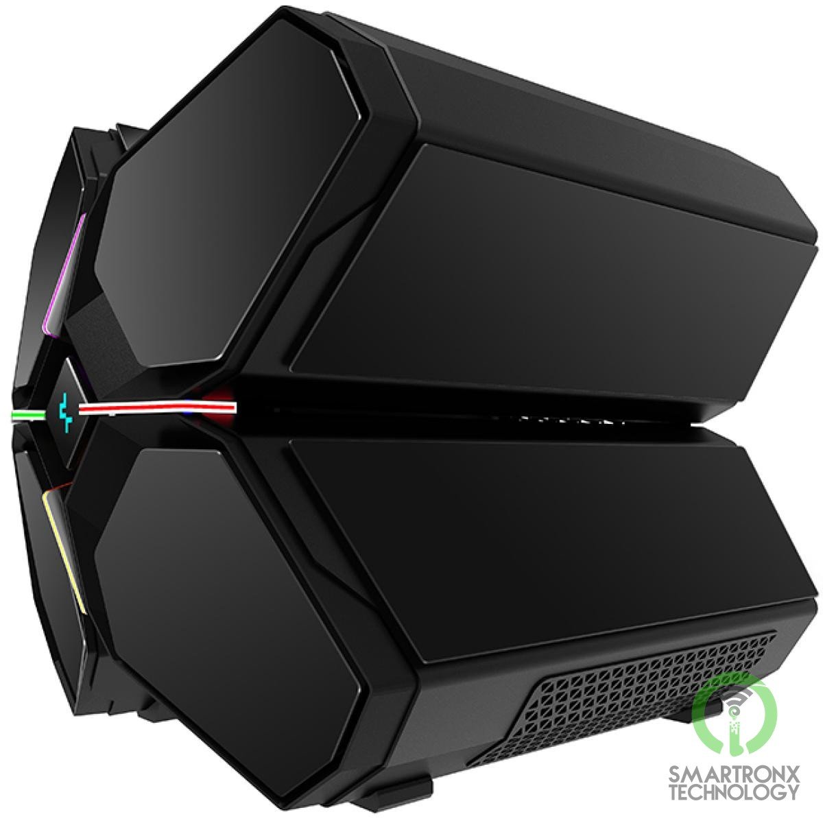 DeepCool QUADSTELLAR INFINITY ATX Aluminum Cutting-Edge Style RGB LED Strips Gam