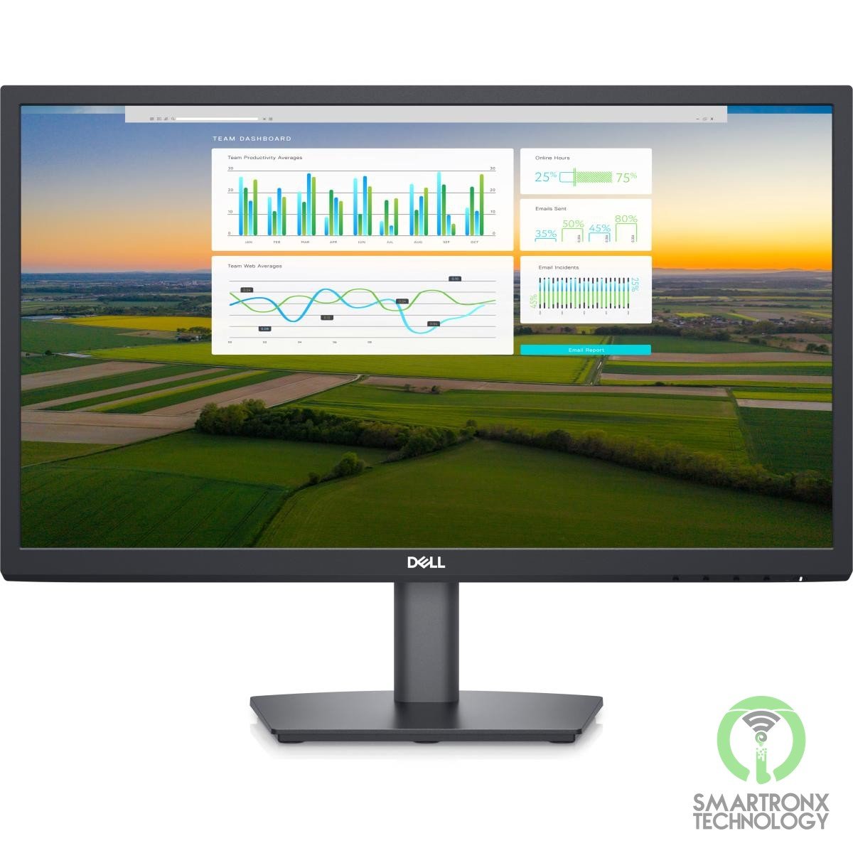 Dell E2222H 22" Flat Monitor VA Full HD @60Hz, DP/VGA w/ Slim Bezel & Energy Sta