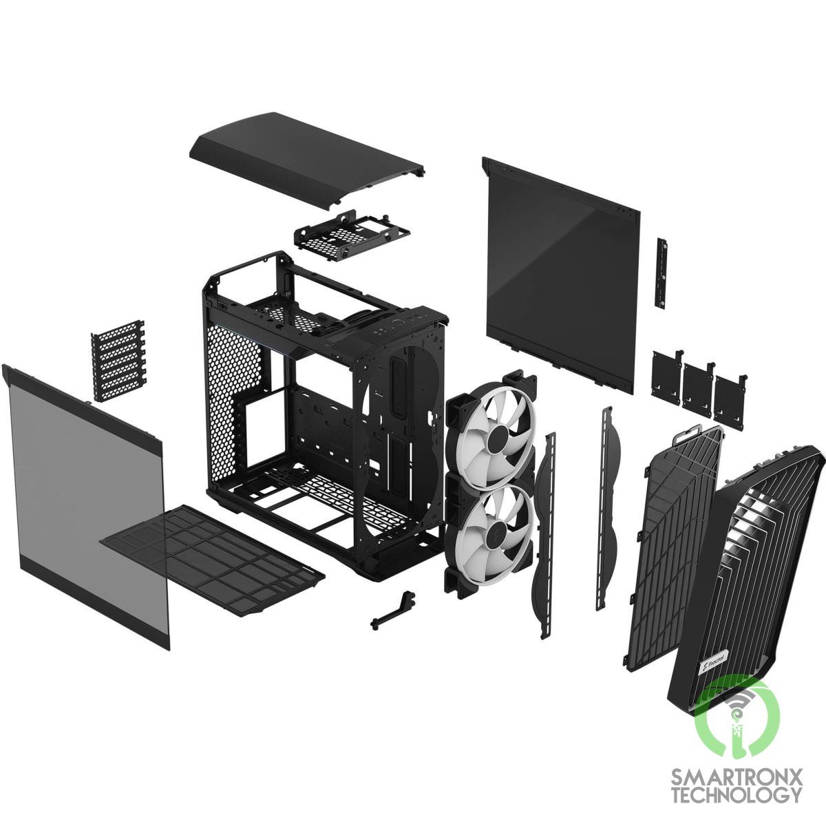 Fractal Design Torrent Compact (Black RGB TG Light Tint) Mid-Tower Tempered Glas