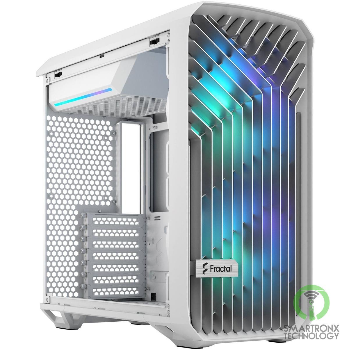 Fractal Design Torrent Compact (White RGB TG Light Tint) Mid-Tower Tempered Glas