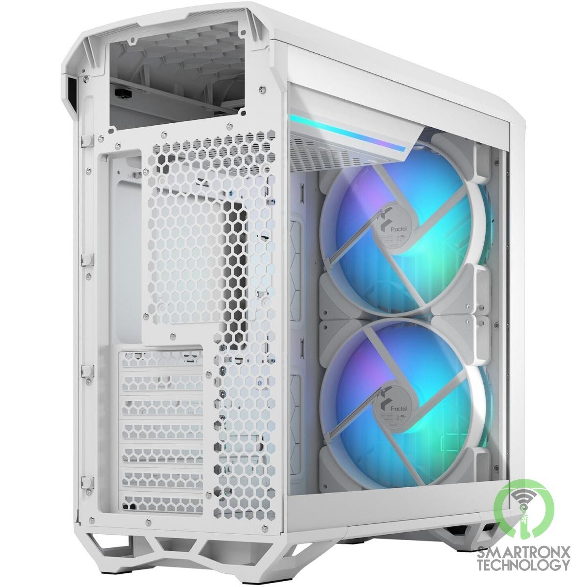 Fractal Design Torrent Compact (White RGB TG Light Tint) Mid-Tower Tempered Glas