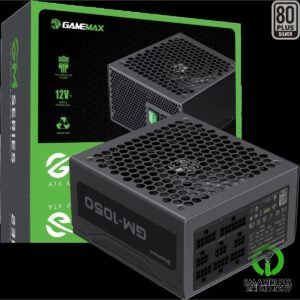 GameMax GM-1050 - 1050W Fully Modular ATX PSU, 80 Plus Certified, Silent 140mm F