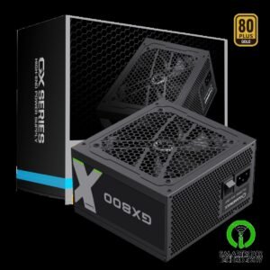 GameMax GX-800 - 800W ATX PSU, 80+ Gold Efficiency, Silent HDB Fan, Advanced Cir