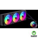 GameMax IceBurg 360 Infinity Black – 360mm ARGB AIO Liquid CPU Cooler, 300W TDP,