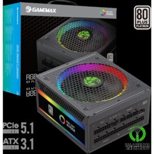 GameMax RGB-Smart 1300 PRO - 1300W Fully Modular ATX 3.1 PSU, 80+ Platinum, PCIe