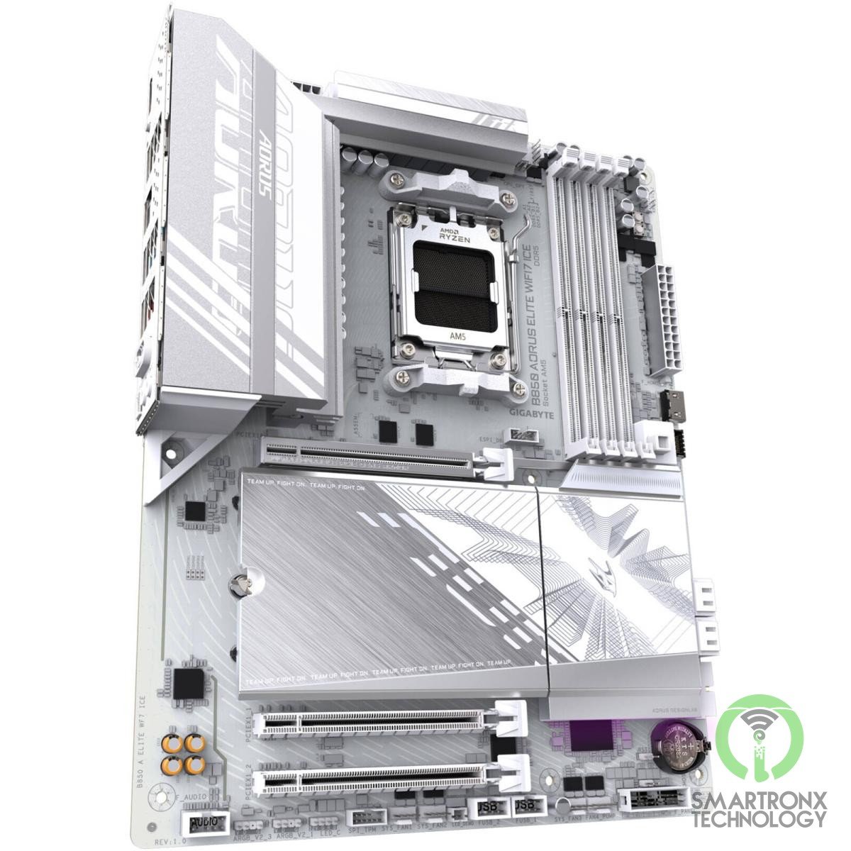 GIGABYTE B850 Aorus Elite WIFI7 ICE AM5 ATX Motherboard, AMD B850 Chipset, 4x DD