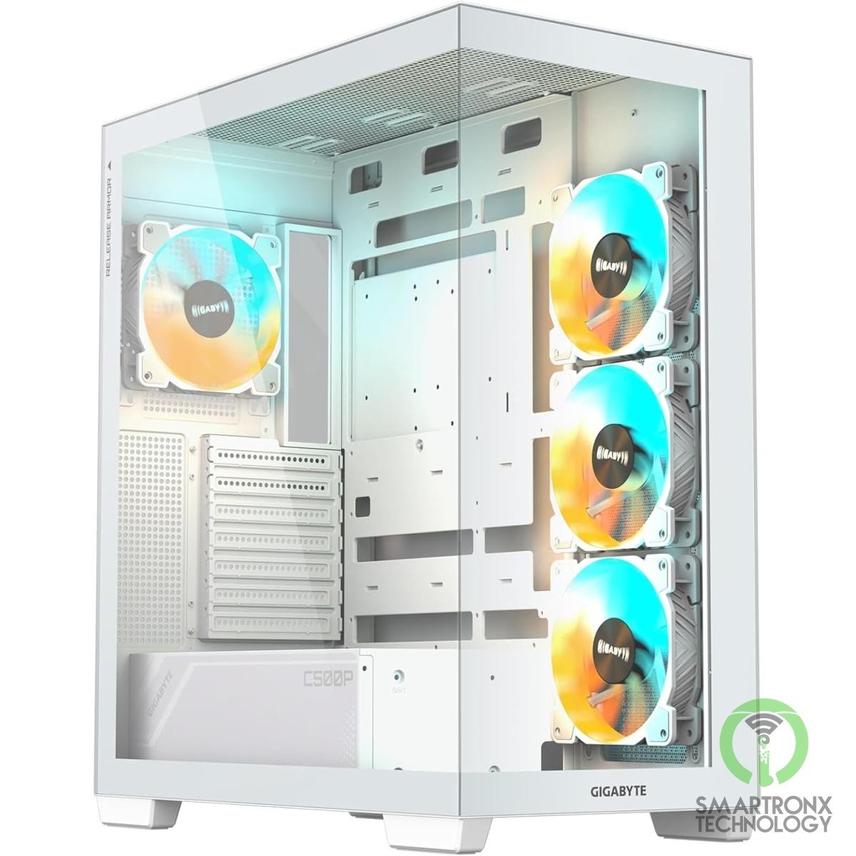 GIGABYTE C500 ATX Computer Case, 410MM/BL ST ATX GPU, Mid Tower Form Factor, RGB
