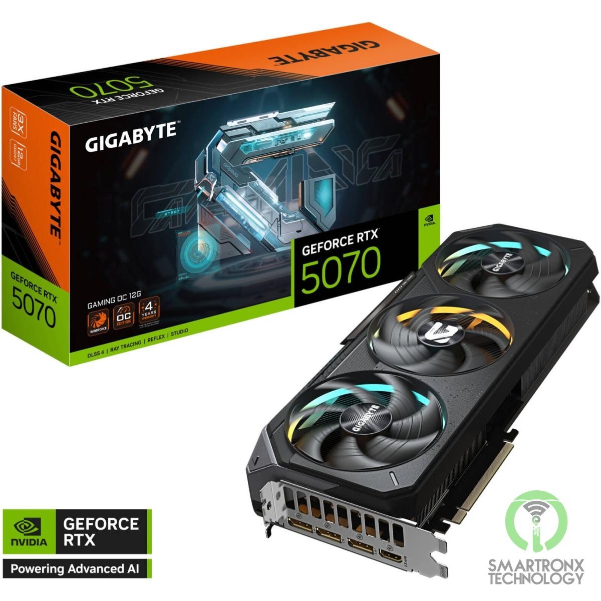 GIGABYTE GeForce RTX 5070 GAMING OC Graphics Card, 12GB GDDR7 192-Bit Memory, 26
