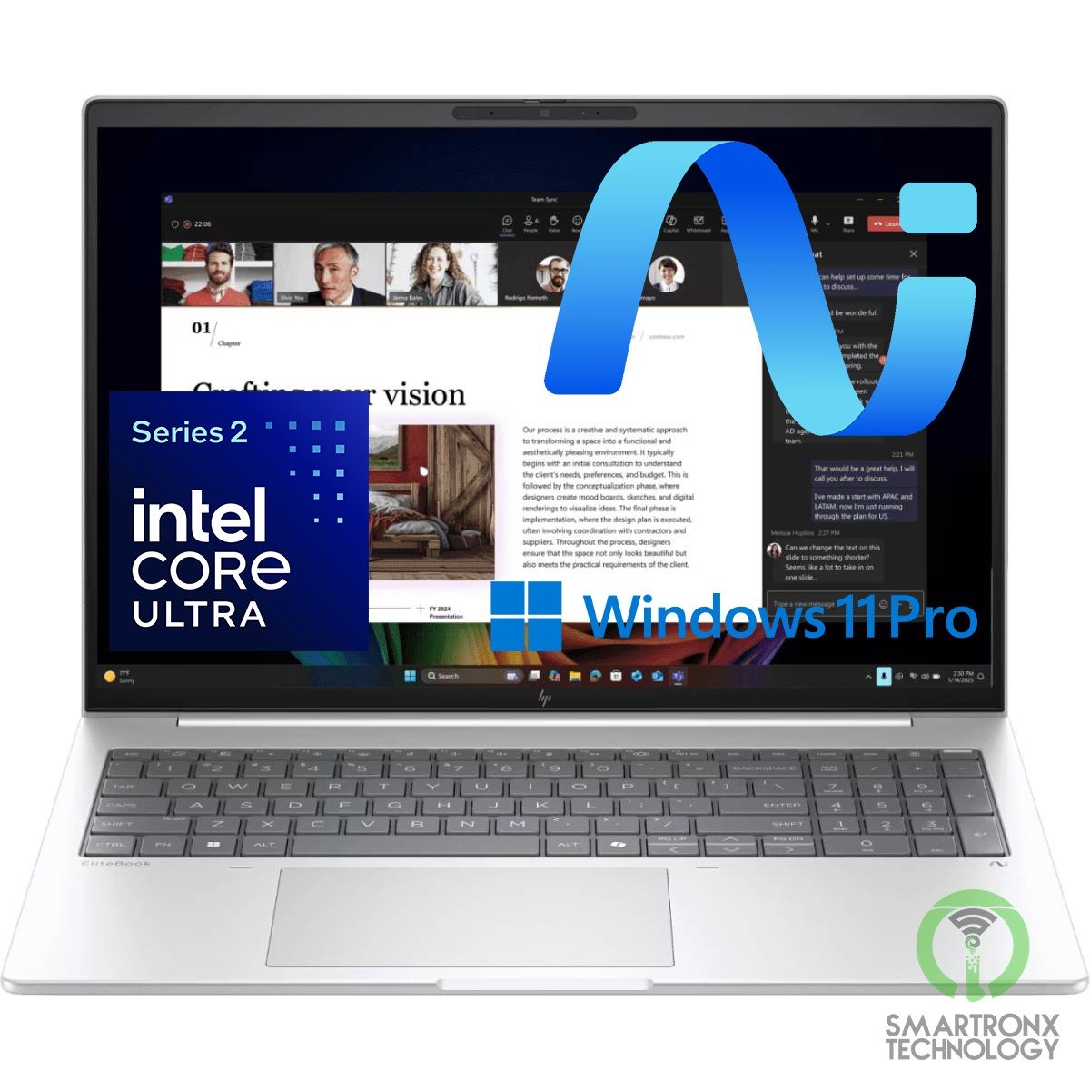 HP EliteBook 8 G1i AI-Enhanced Light & Powerful Laptop For Secure Enterprise