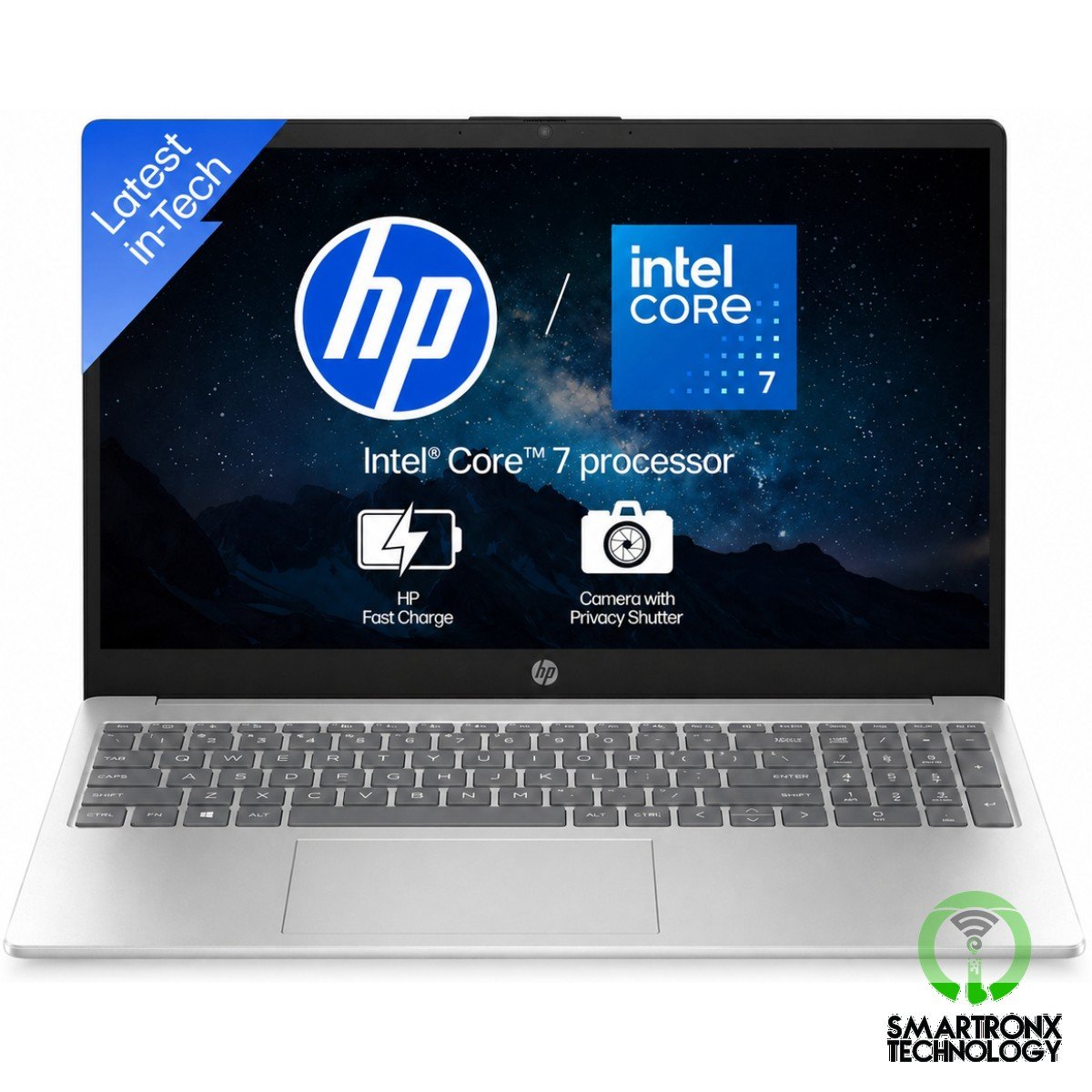 HP Laptop 15-fd0099nq (2025) Intel Core 7 150U 10-Cores Slim Design w/ Fast Char