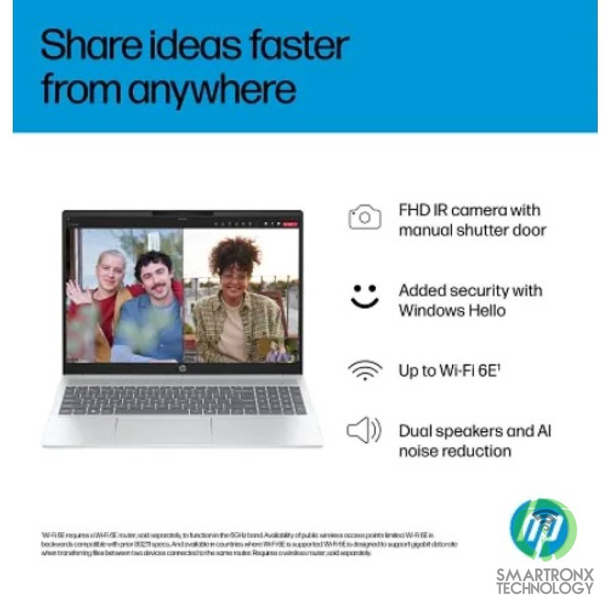 HP OmniBook 5 Laptop AI 16 Free Power Bundle, Intel® Core™ Ultra 7 255U 5.2 GHz,