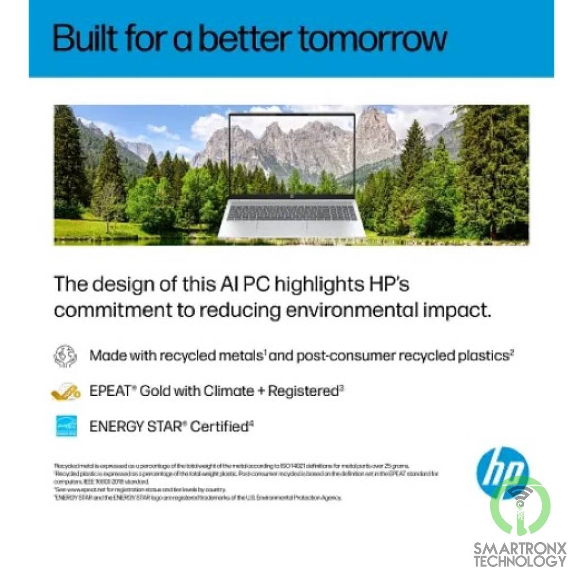 HP OmniBook 5 Laptop AI 16 Free Power Bundle, Intel® Core™ Ultra 7 255U 5.2 GHz,