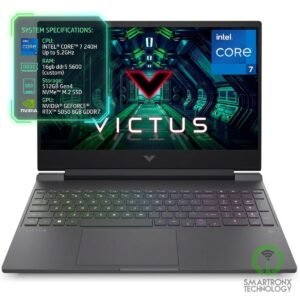 HP Victus Gaming Laptop 15-fa2000ne, Intel Core 7 240H Up to 5.2GHz, NVIDIA GEFO