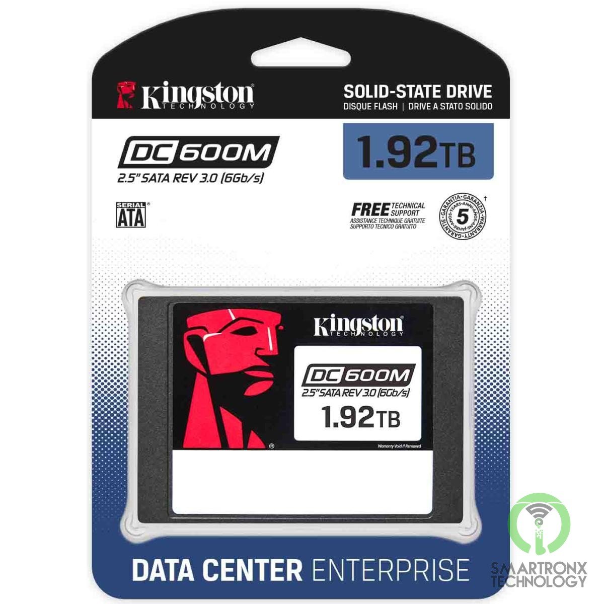 Kingston DC600M 1.92TB Enterprise-Class Enterprise-class For Data Center & S