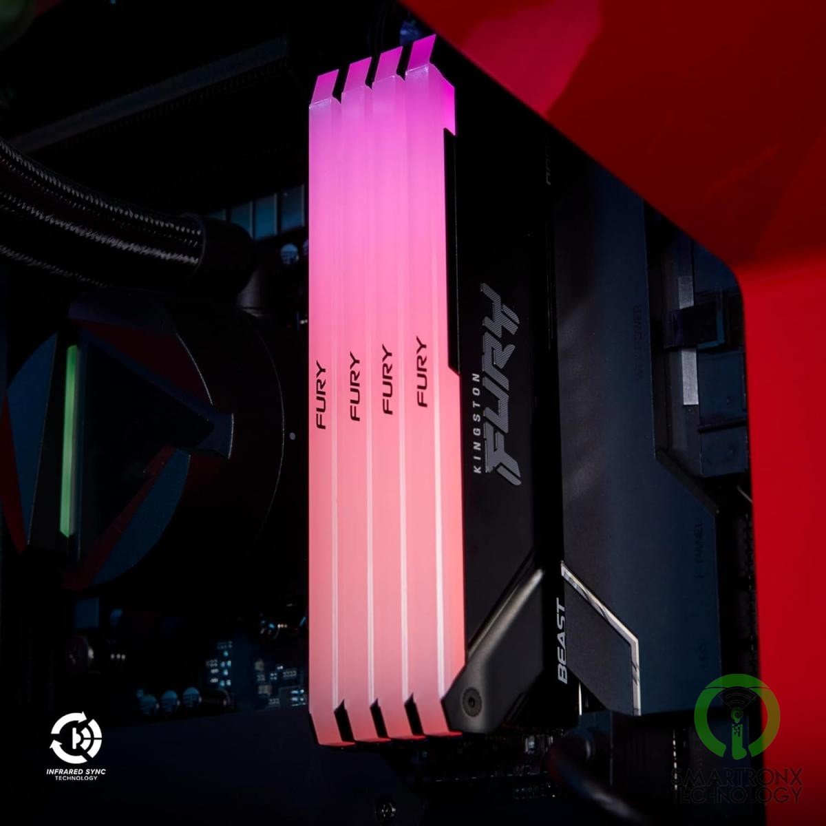 Kingston FURY Beast RGB 32GB (1 x 32GB) 3200MHz DDR4 RAM