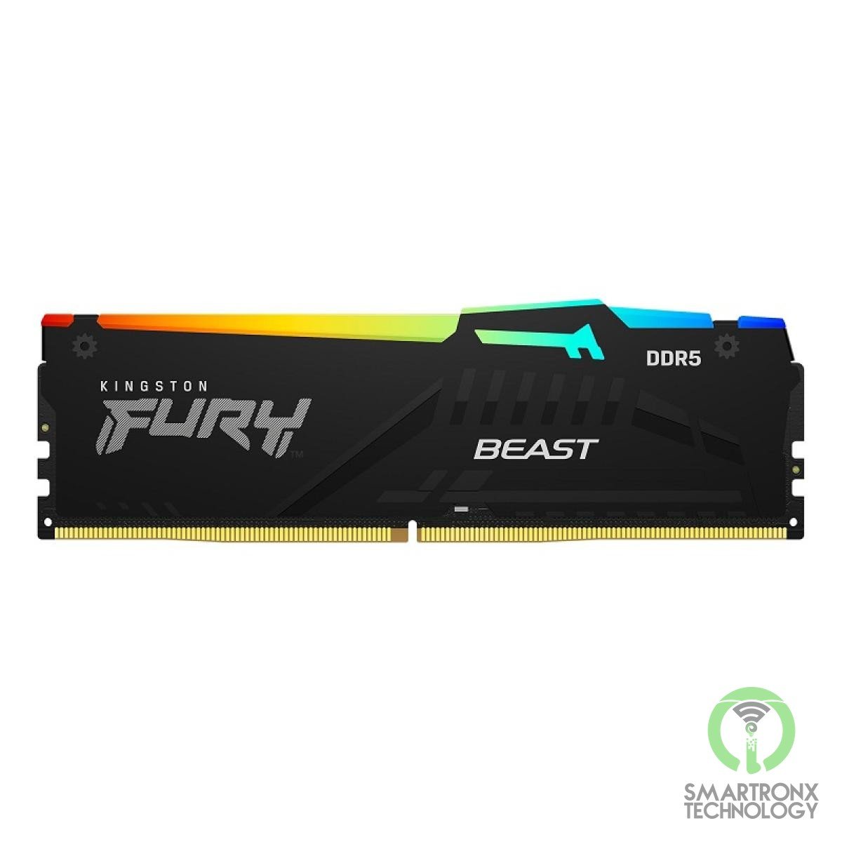 KingSton Fury Beast RGB Single 32GB DDR5 5600MT/s-CL40 Desktop Memory