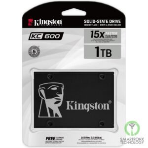 Kingston KC600 SSD 1TB SATA 3 2.5Inch 15X Faster