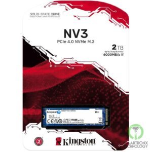 Kingston NV3 2TB M.2 2280 NVMe PCIe Gen 4x4 Internal SSD Up to 6000 MB/s
