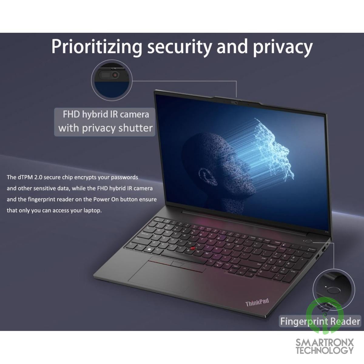Lenovo NEW ThinkPad Edge E16 Gen 3 (2025) AMD Ryzen™ 7 250 AMD Ryzen™ AI High-Pe