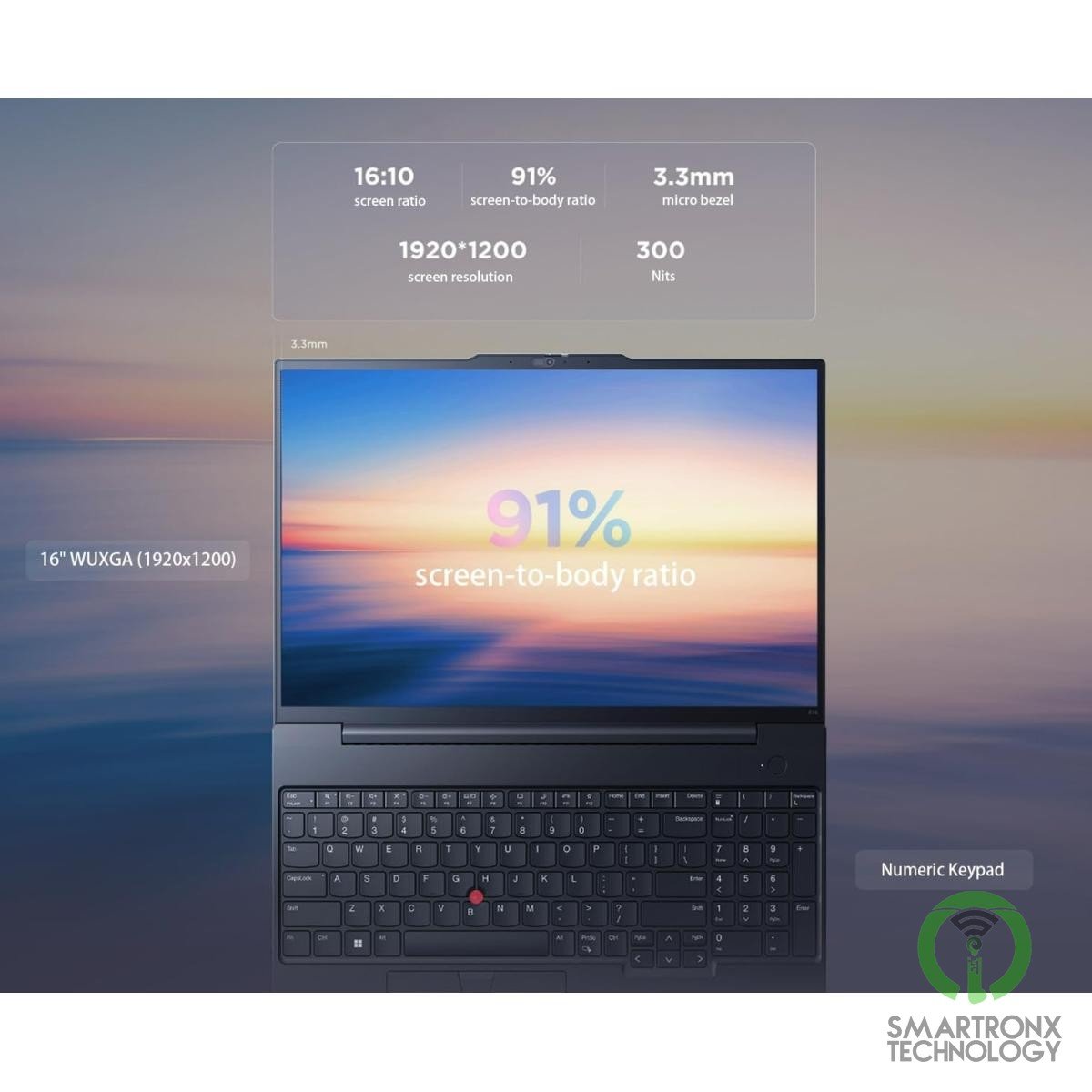 Lenovo NEW ThinkPad Edge E16 Gen 3 (2025) AMD Ryzen™ 7 250 AMD Ryzen™ AI High-Pe