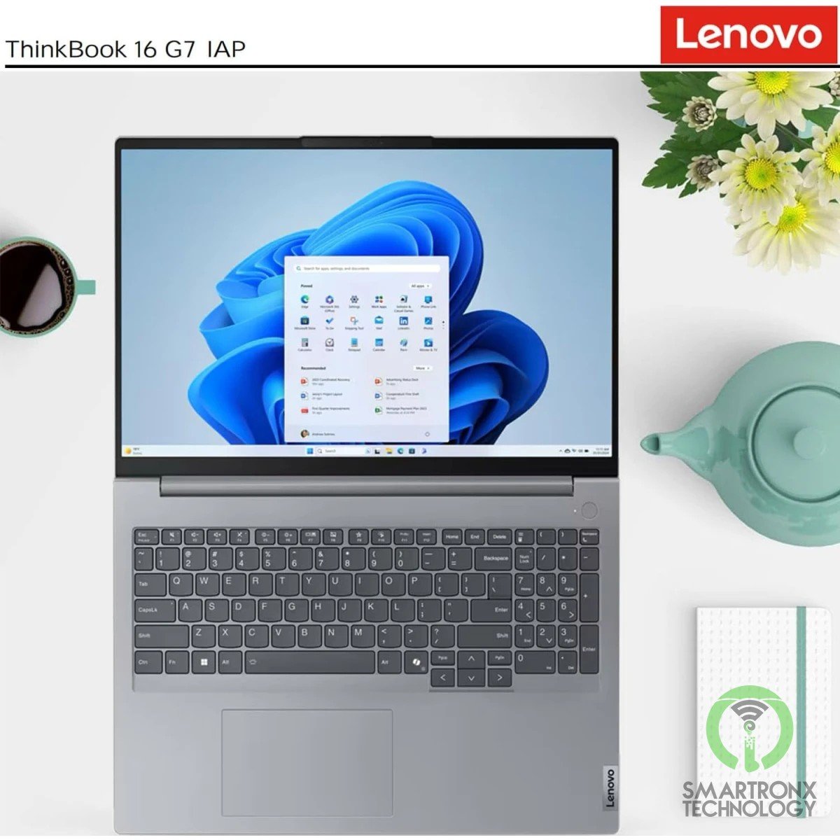 Lenovo ThinkBook 16 Gen 8, 16.0" FHD+ IPS Laptop, Intel Core Ultra 7 255H 16-Cor