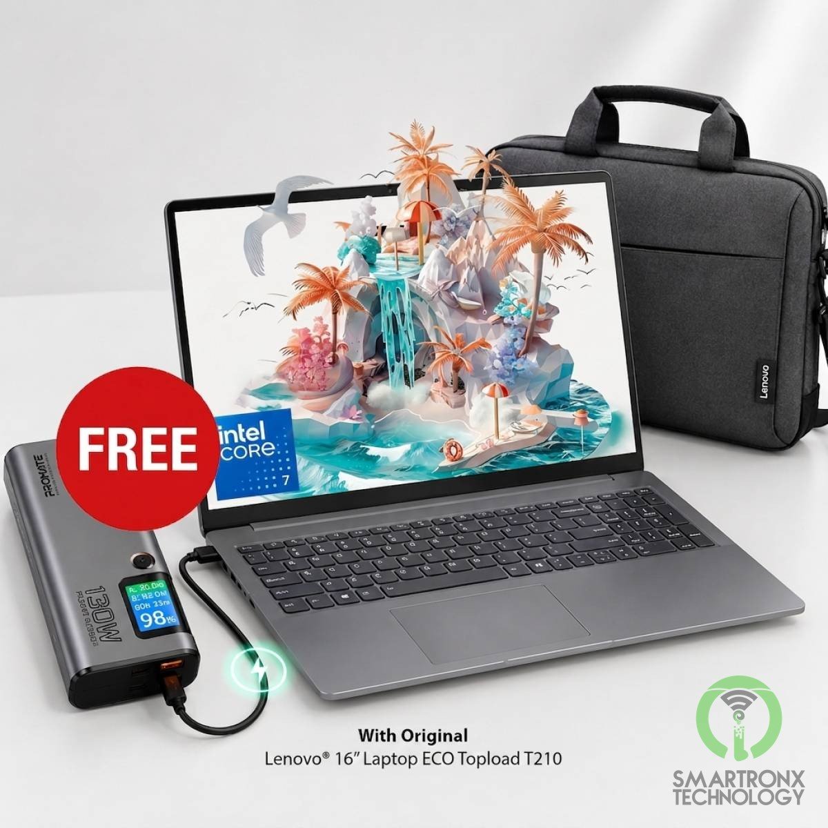 Lenovo ThinkBook 16 Gen 9 IRL Laptop Free Power Bundle, Intel Core 7 240H 5.2GHz
