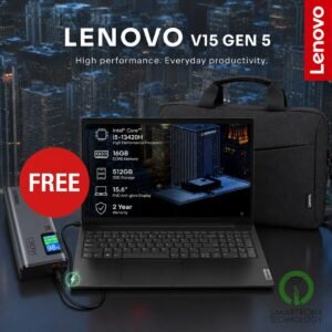 Lenovo V15 Gen 5 i Laptop Free Power Bundle, Intel Core i5-13420H. 4.0GHz High-P