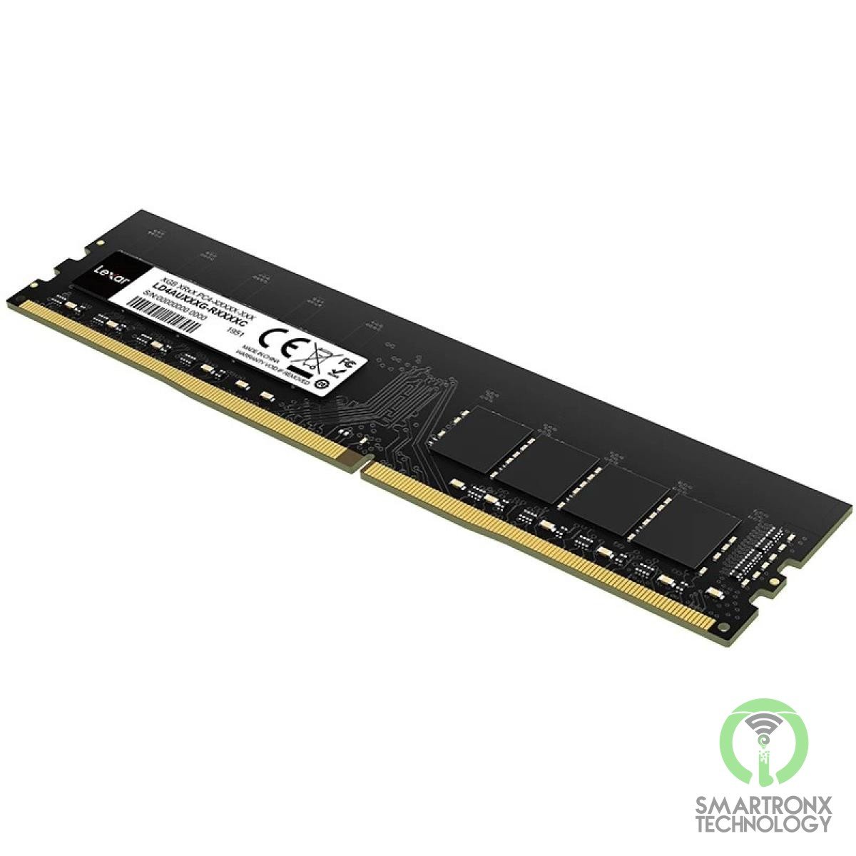 Lexar DDR4 Single 8GB 3200MHz Desktop (Single Rank) UDIMM Memory