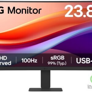 LG 24U421A 24" 1500R Curved Full HD 100Hz HDR10, 3-Side Borderless, LG Switch Ap