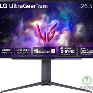 LG 27GS95QE-B UltraGear™ 27” OLED 2K HDR10 240Hz 0.03ms True Black 400 G-SYNC Co