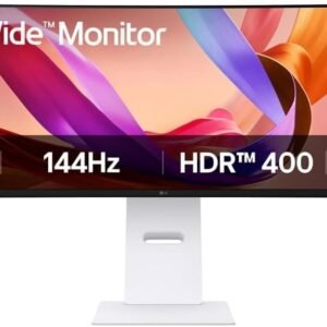 LG 49U950A-W 49" Nano IPS UltraWide Curved 3800R Dual QHD 144Hz 1ms HDR 400 HDMI