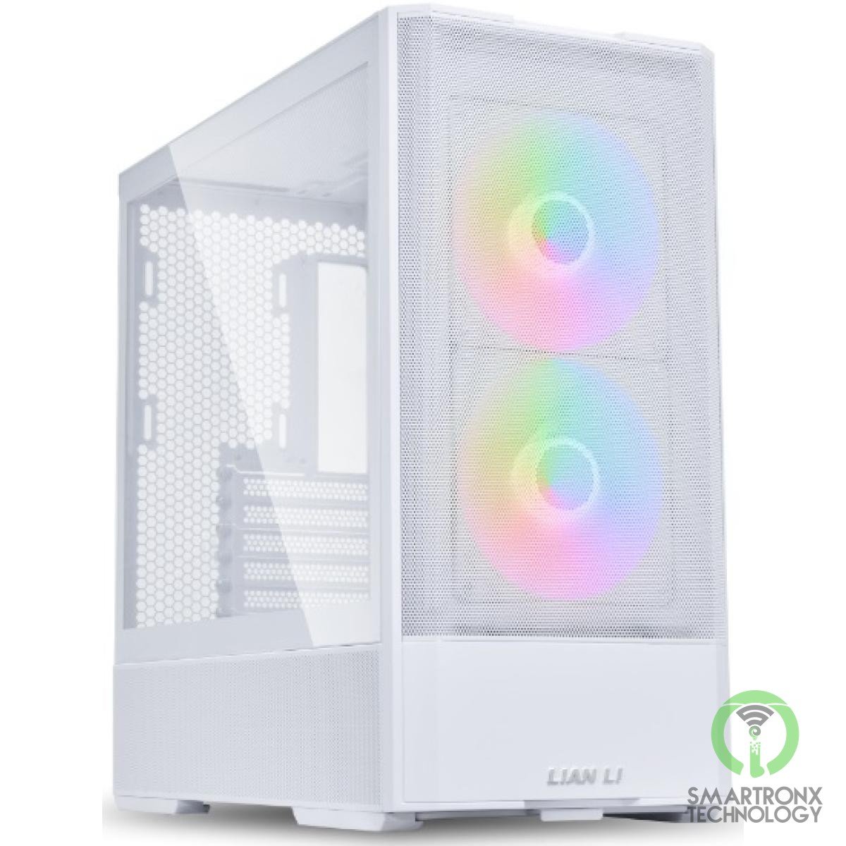 Lian Li LANCOOL 207 (207RW) MESH (White) ARGB ATX Mid Tower Tempered Glass Gamin