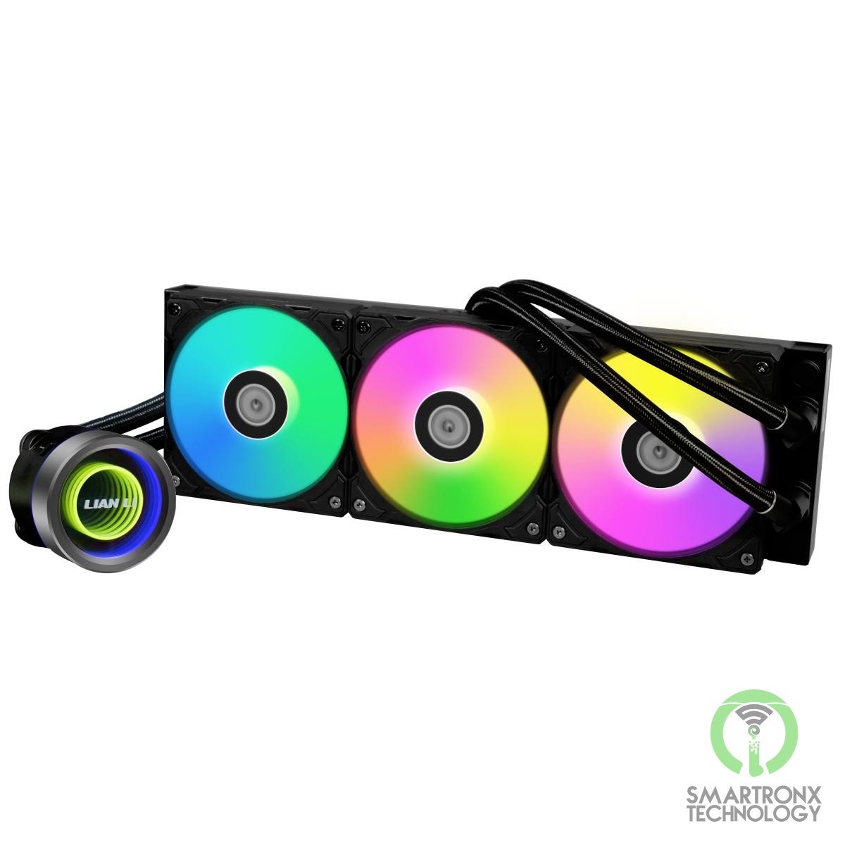Lian Li TRINITY II 360 (Black) ARGB AIO Ultra-Performance CPU Liquid Cooler, UNI