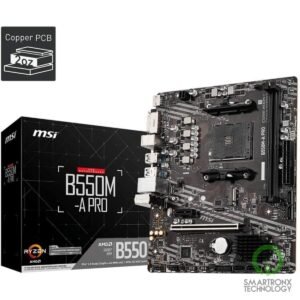 MSI B550M-A PRO ProSeries Micro-ATX Motherboard AMD Ryzen, AM4, DDR4, PCIe 4.0,