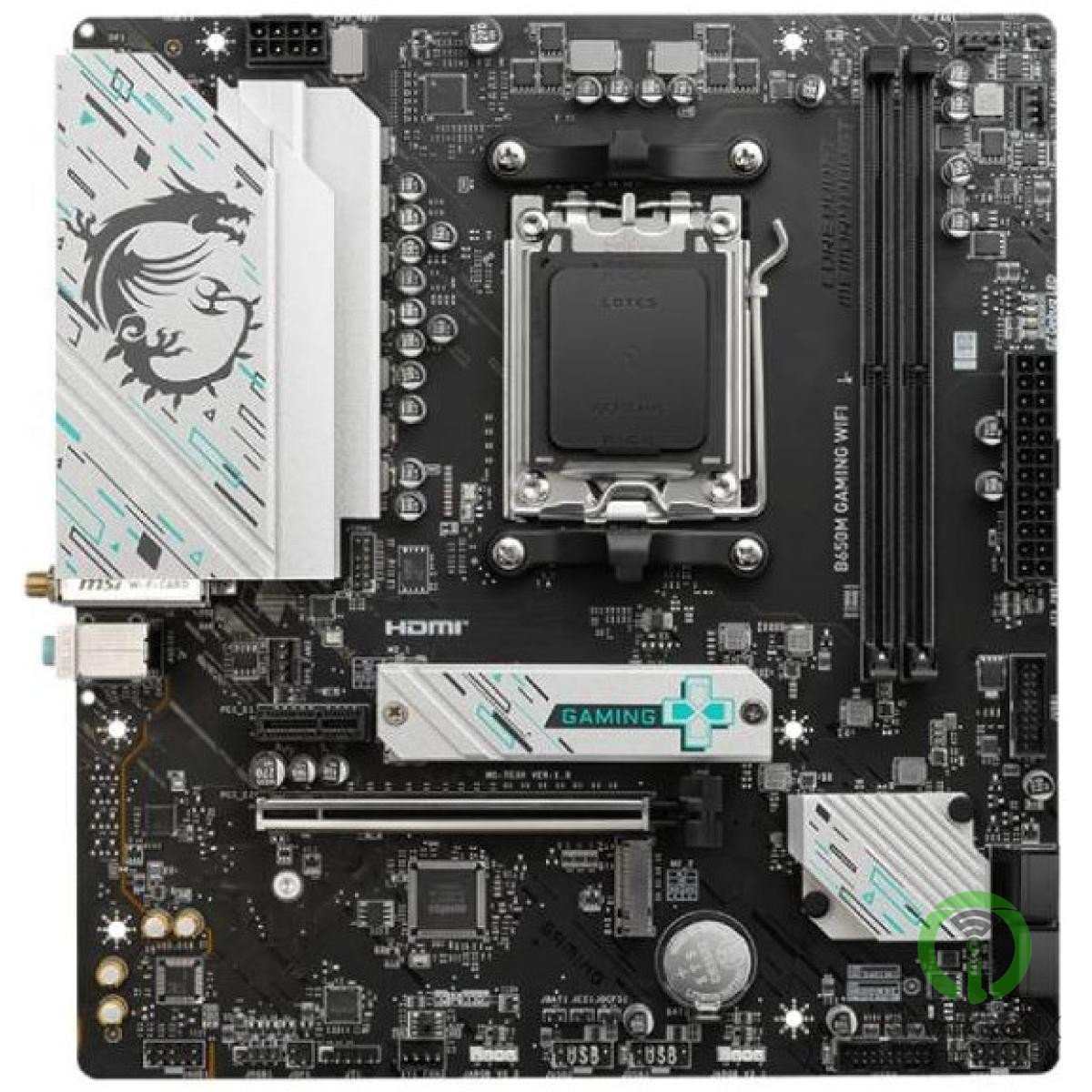MSI B650M GAMING WIFI 6E mATX - Supports AMD Ryzen 9000/8000 / 7000 Series Proce