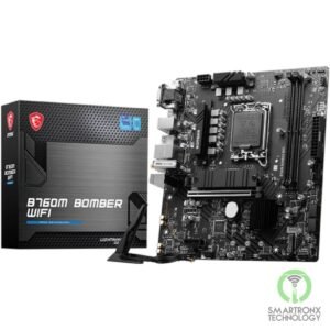 MSI B760M BOMBER Wi-Fi 6E, Intel 13th 12th Series, LGA 1700/DDR5/PCIe 4.0/2xM.2