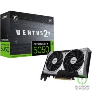 MSI GeForce RTX 5050 8G VENTUS 2X OC 8GB Graphics Card, GDDR6 128-Bit Memory, 26