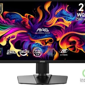 MSI MAG 272QP QD-OLED X24 27" WQHD 2K Gaming Monitor, Quantum Dot OLED Panel, 24