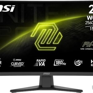 MSI MAG 275CQF E18 27" Curved 1500R Rapid VA QHD 2K 180Hz 0.5ms HDR Ready Framel