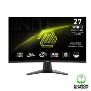 MSI MAG 27CQ6F 27" Curved 1500R VA Rapid QHD 2K 180Hz 0.5ms HDR Ready Frameless