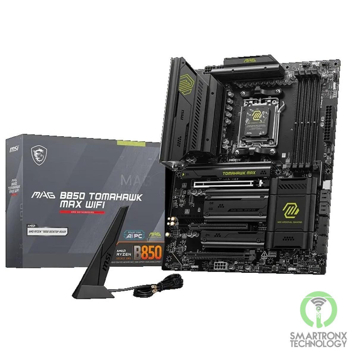 MSI MAG B850 TOMAHAWK MAX WIFI (Wi-Fi 7)AMD Ryzen 9000/ 8000/ 7000 Series AM5/DD