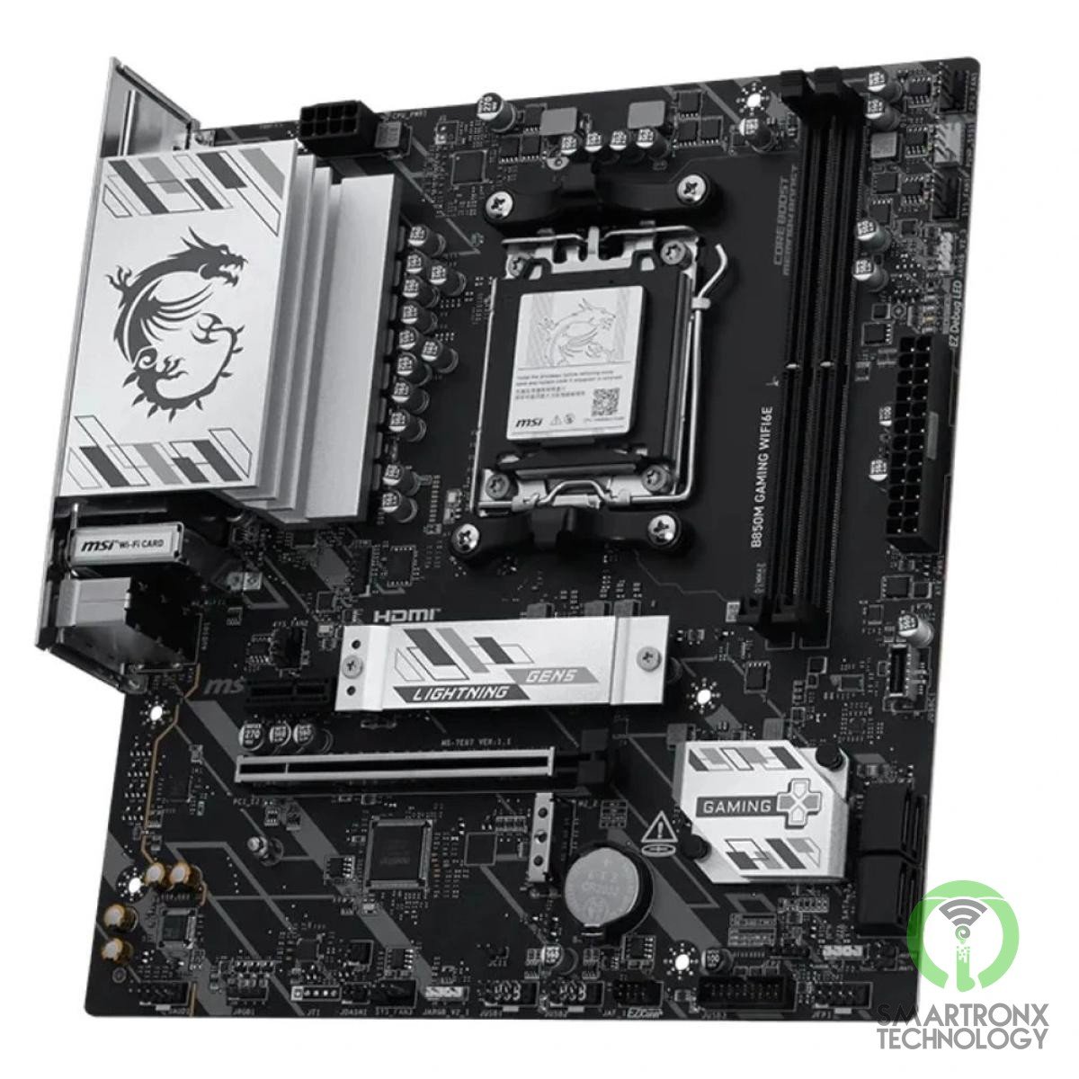MSI PB850M GAMING WIFI 7 Micro ATX Supports AMD Ryzen 9000/8000 /7000 Processors