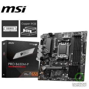 MSI PRO B650M-P AM5 Ryzen 7000 DDR5 SATA 6G 2x M.2 2.5G LAN 7.1 Audio mATX Mothe